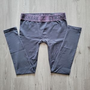 Gymshark Fit Seamless Leggings Medium Dark Grey and Purple